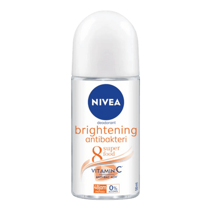 Nivea Brightening Anti bakteri 8 Super Food Roll on (50ml) Buy In SkinStash!