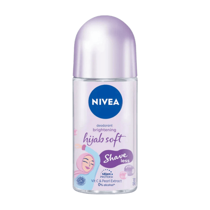 Buy Nivea Brightening Hijab Soft Shave Less 48 hours Roll On (50ml) In Pakistan From SkinStash!