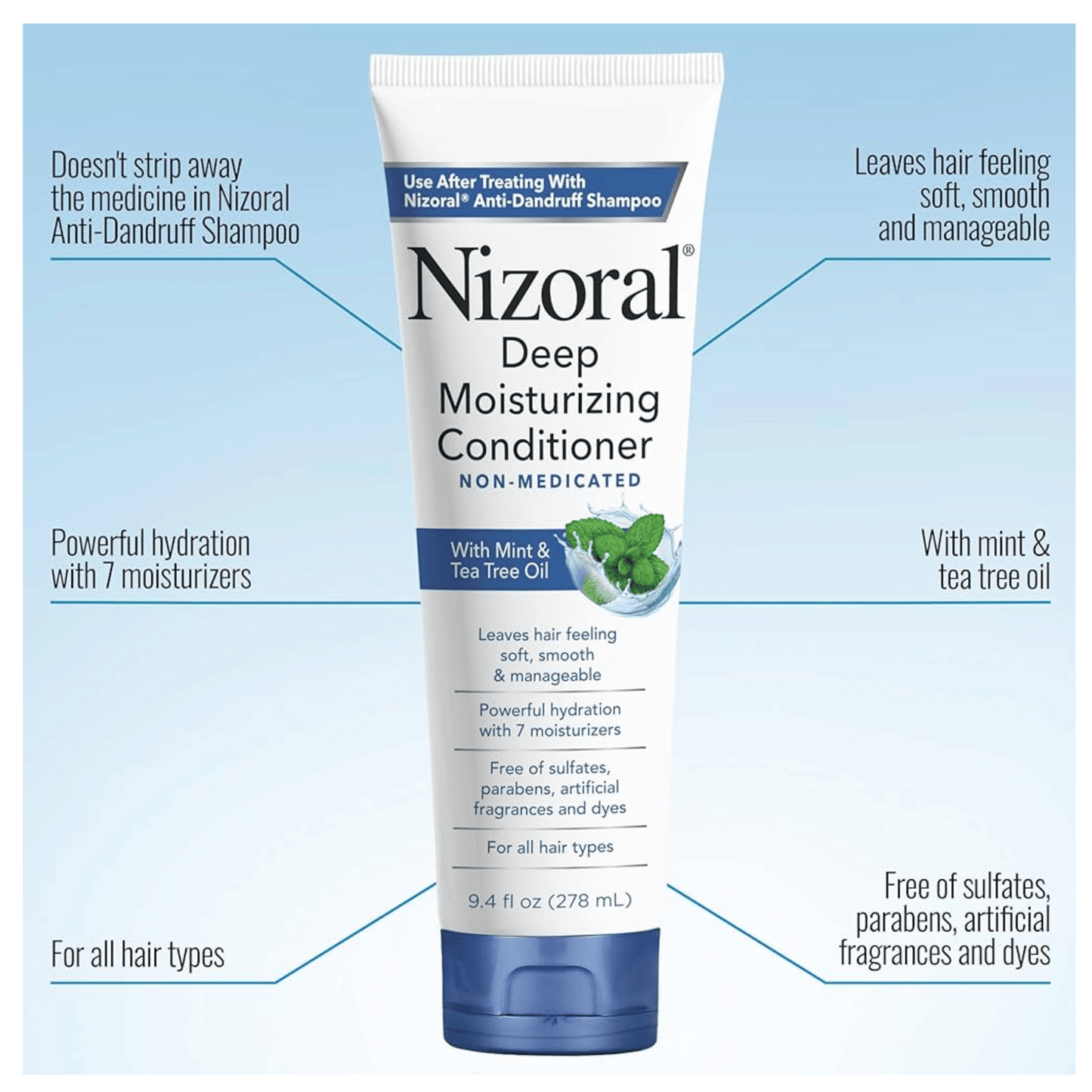 Best Quality Nizoral Deep Moisturizing Conditioner (Non-Medicated)  