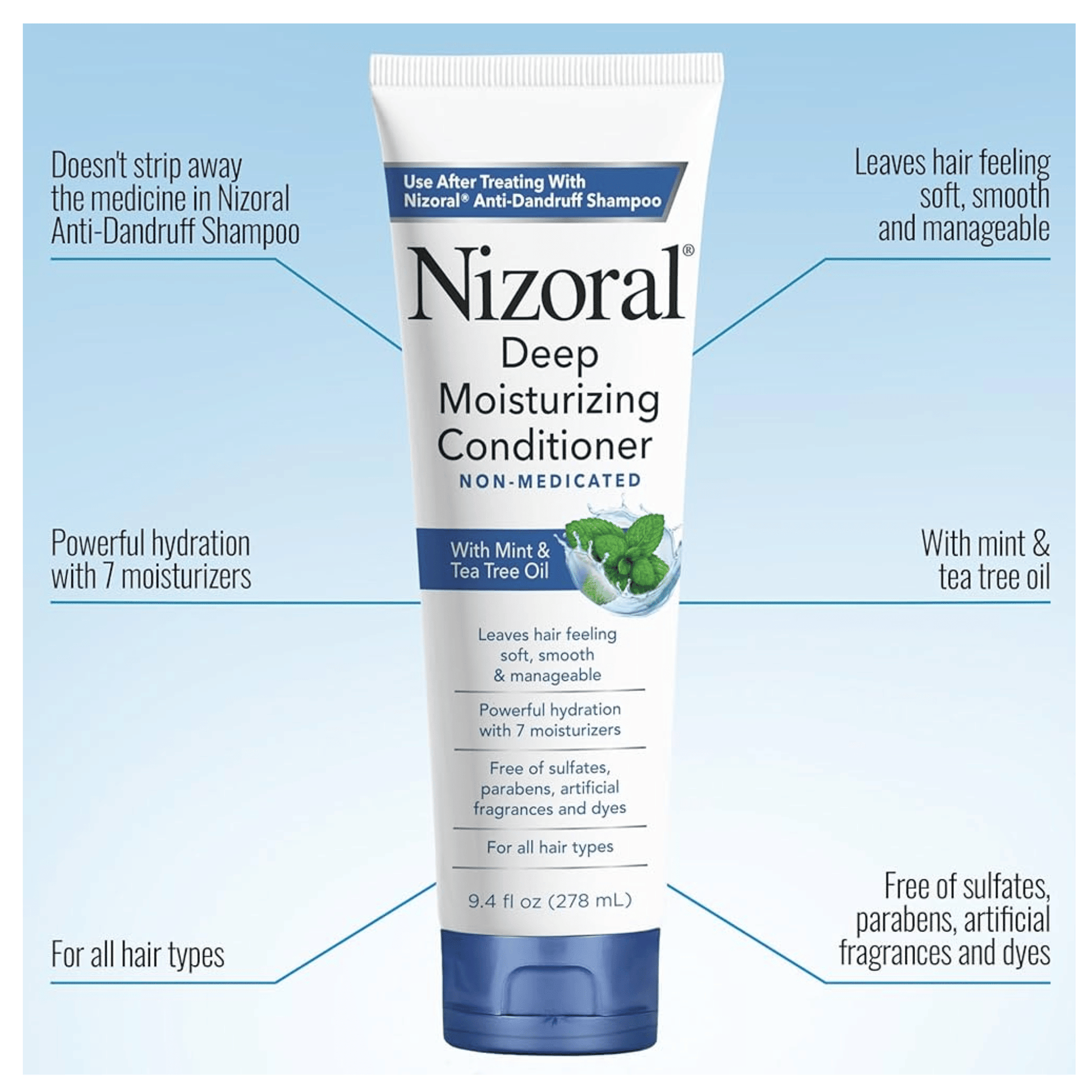 Best Quality Nizoral Deep Moisturizing Conditioner (Non-Medicated)  