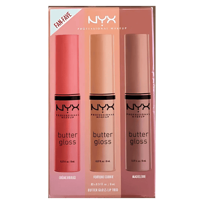 Nyx Butter Gloss Lip Trio  (8ml)