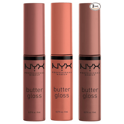 Nyx Butter Gloss Lip Trio  (8ml)
