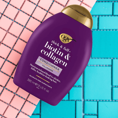 OGX Thick & Full + Biotin & Collagen Volumizing Conditioner (385ml)