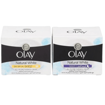 Olay Natural Aura Special Offer Day Cream + Night Cream skinstash