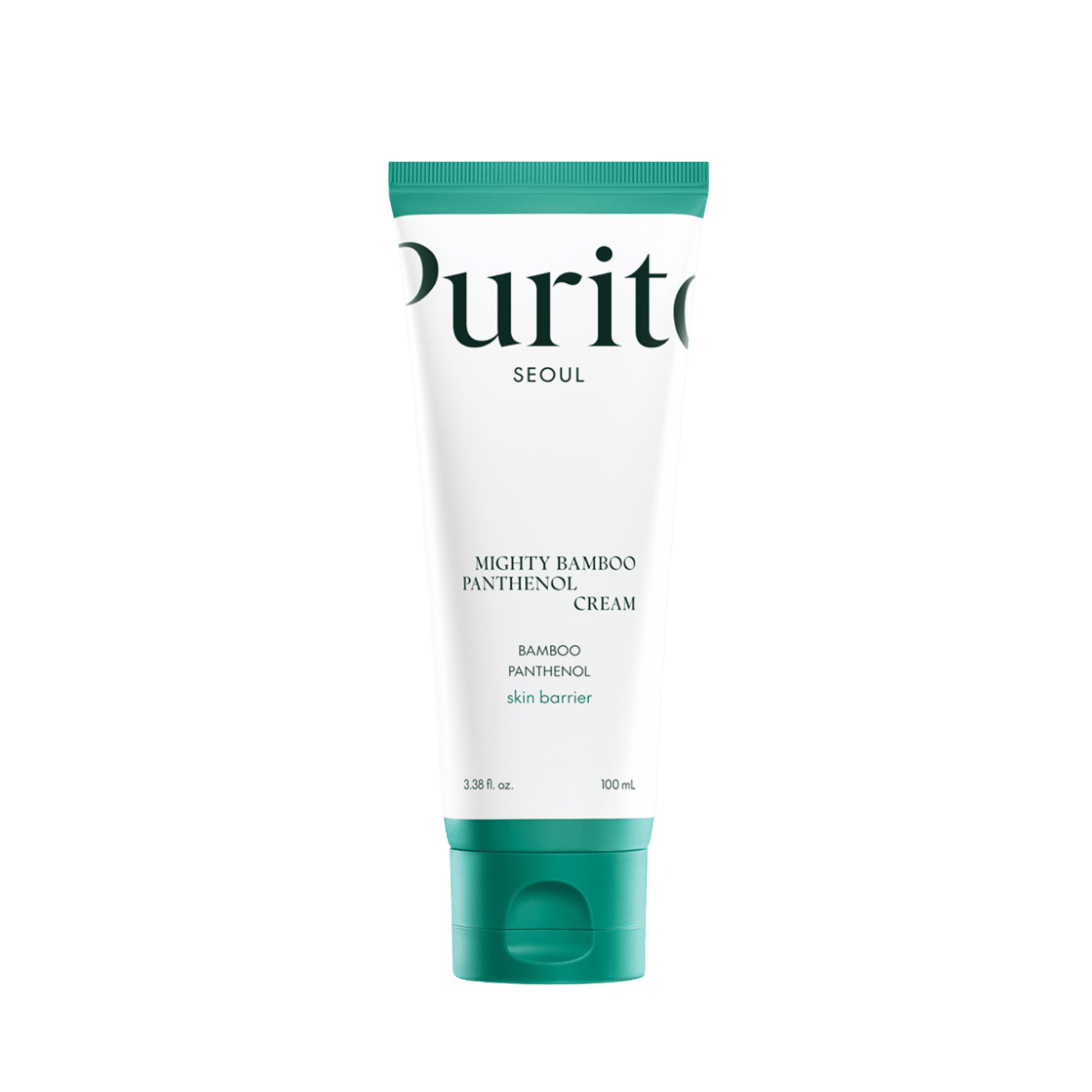 Purito Seoul Mighty Bamboo Panthenol Cream (100ml) – Hydrating and soothing face cream enriched with bamboo extract and panthenol to strengthen skin barrier and lock in long-lasting moisture – Available at Skinstash.pk