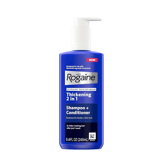 Rogaine shampoo Available at skin stash