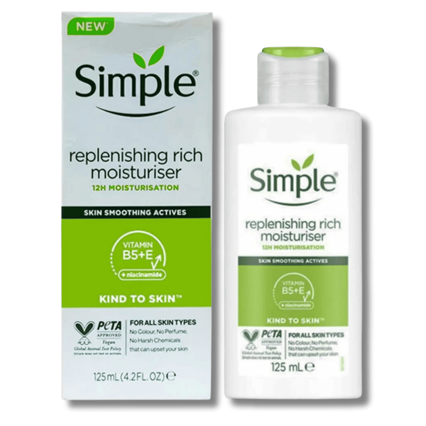 Buy Online Simple Replenishing Rich Moisturiser Kind To Skin (125ml) In Pakistan From SkinStash!