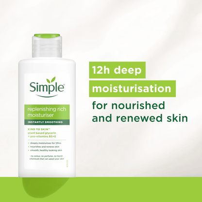 Simple Replenishing Rich Moisturiser Kind To Skin (125ml)
