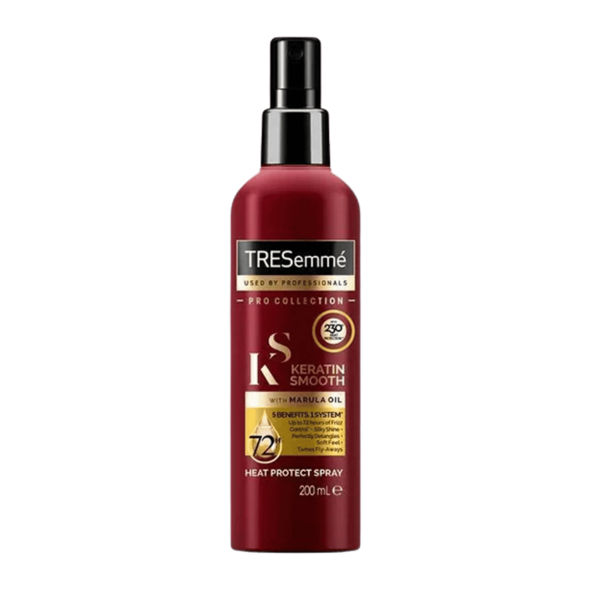 TRESemmé Keratin Smooth Heat Protection Spray 200ml – Shields hair from heat damage for sleek, frizz-free styling Available at skinstash.pk