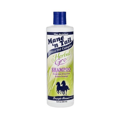 The Original Mane n Tail Olive Oil Complex Herbal Gro Shampoo Strengthens and Nourishes Reduces Breakage (355ml)