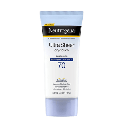 Neutrogena Ultra Sheer Dry-Touch Sunscreen SPF 45/55/70/60 (88/147ml)