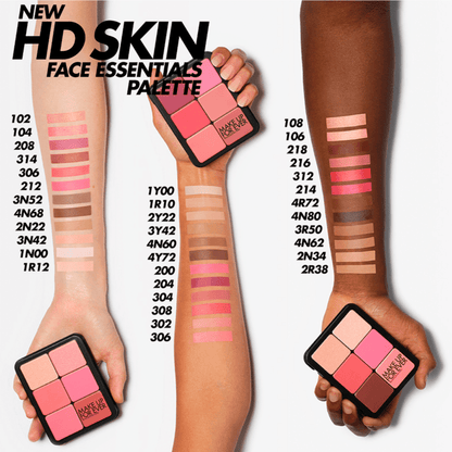 Make up For Ever HD Skin Face Essentials Harmony 1 Light To Medium Palette (25.8g)