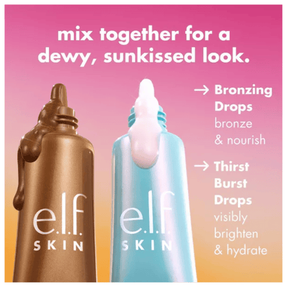 E.L.F The Hottest Drops Duo  Bronzing Drops Thirst Burst Drops Mini Kit