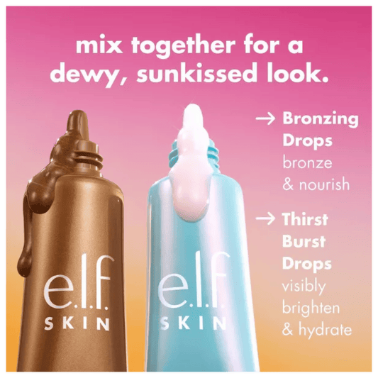 E.L.F The Hottest Drops Duo  Bronzing Drops Thirst Burst Drops Mini Kit
