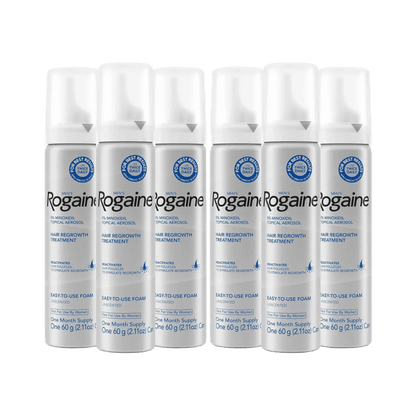 Rogaine Men's 5% Minoxidil Topical Aerosol Hair Regrowth Treatment (60g)
