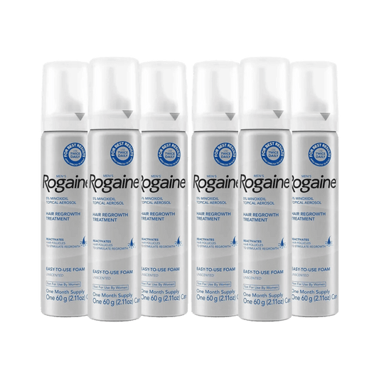 Rogaine Men's 5% Minoxidil Topical Aerosol Hair Regrowth Treatment (60g)