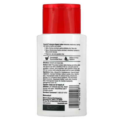 Eucerin Intensive Repair Travel Size Body Lotion, (89ml)