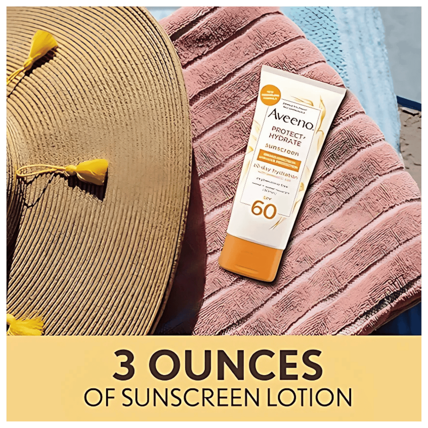 Aveeno Protect + Hydrate Body Sunscreen Lotion with Spf 60
