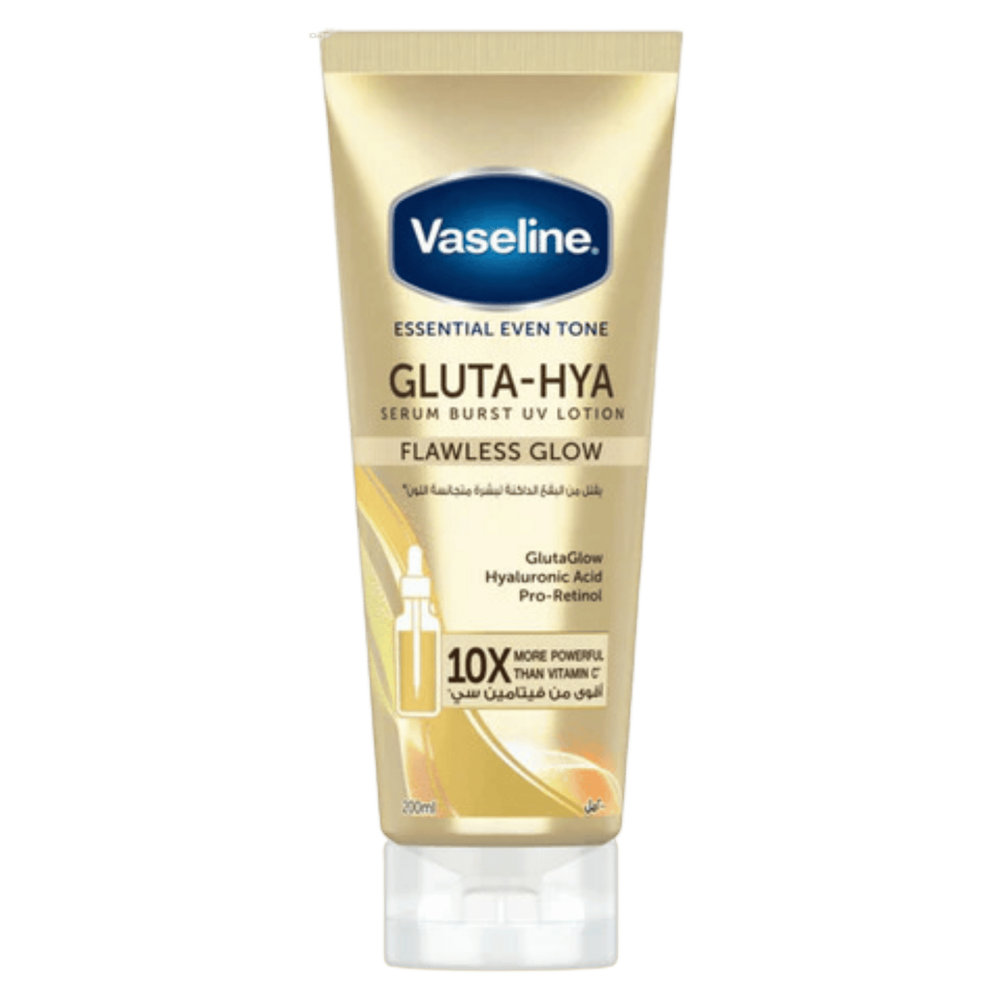 Vaseline Essential Even Tone Flawless Glow Gluta-Hya Serum Burst Lotion