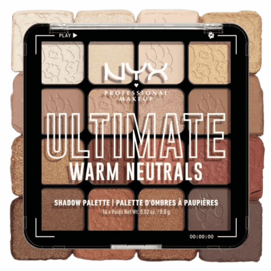 Nyx Ultimate Warm Neutrals Shadow Palette (0.8g)