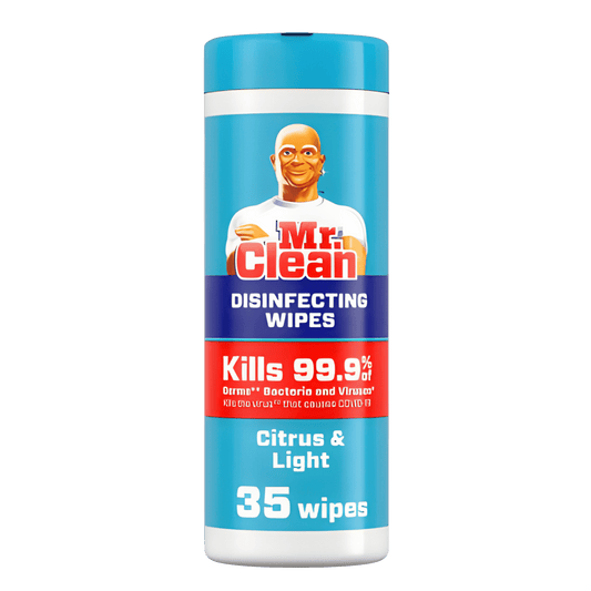 Mr. Clean Disinfecting Wipes Citrus Scent Powerful Cleaning Wipes Available in Pakistan