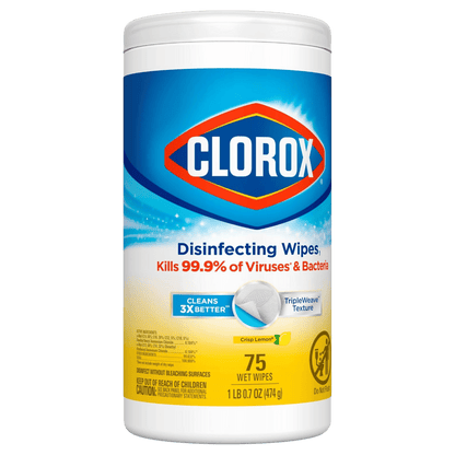 Clorox Disinfecting Wipes Crisp Lemon Powerful Cleaning Wipes Available in Pakistan