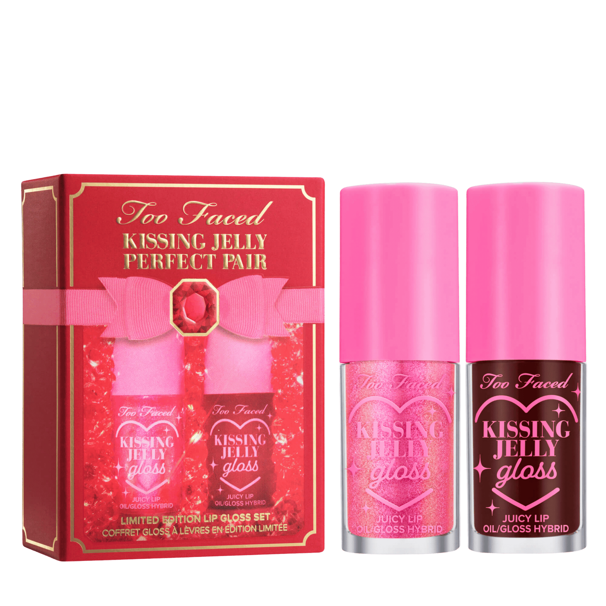 Buy Too Faced Kissing Jelly Favorites Lip Oil Gloss Duo Gift Set (4.50ml) In Pakistan!