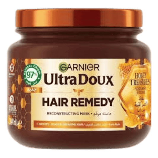 Garnier Ultra Doux Honey Treasures Hair Remedy(340ml) available at skinstash.pk