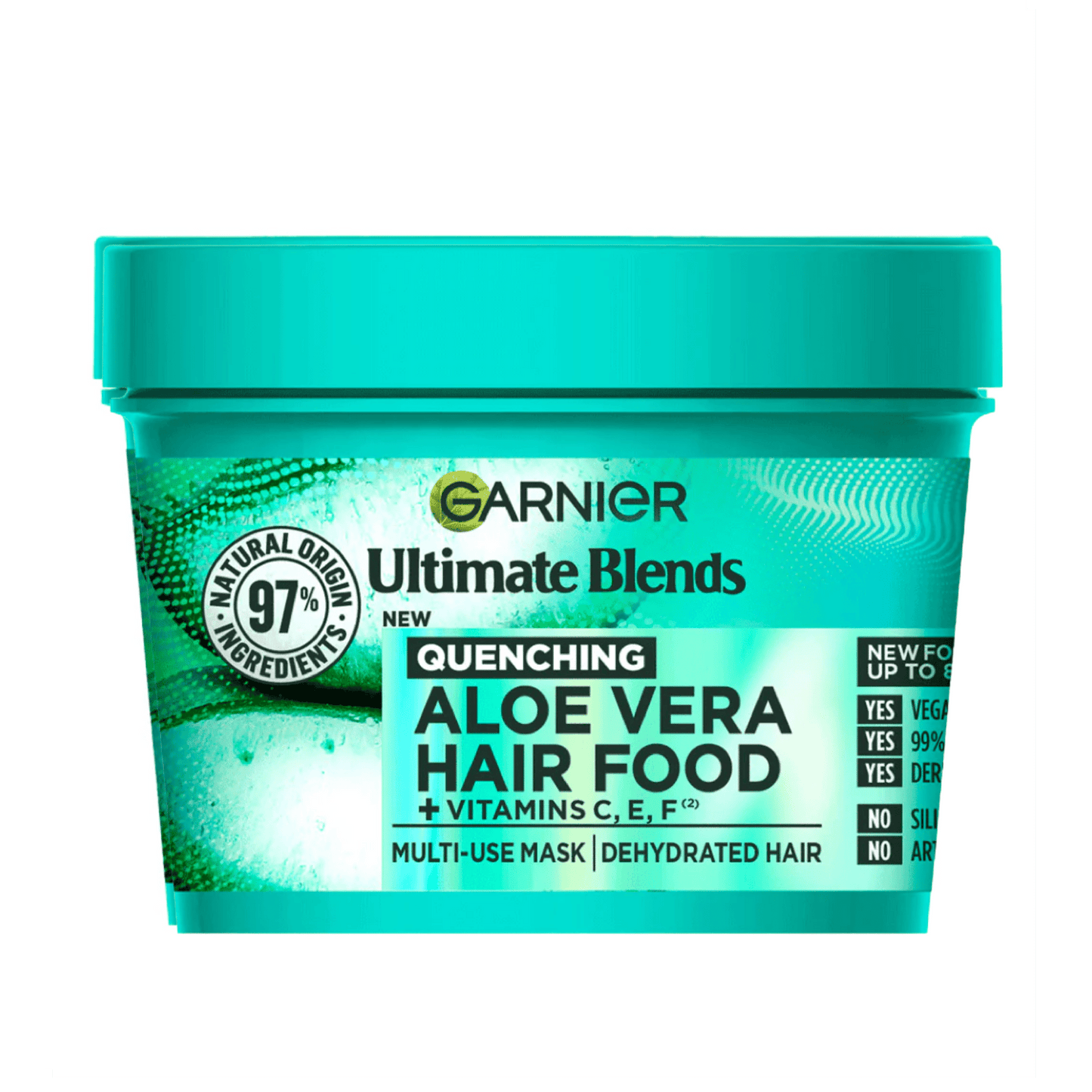 Garnier Ultimate Blends Hair Food Aloevera Mask Treatment (390ml) available at skinstash.pk