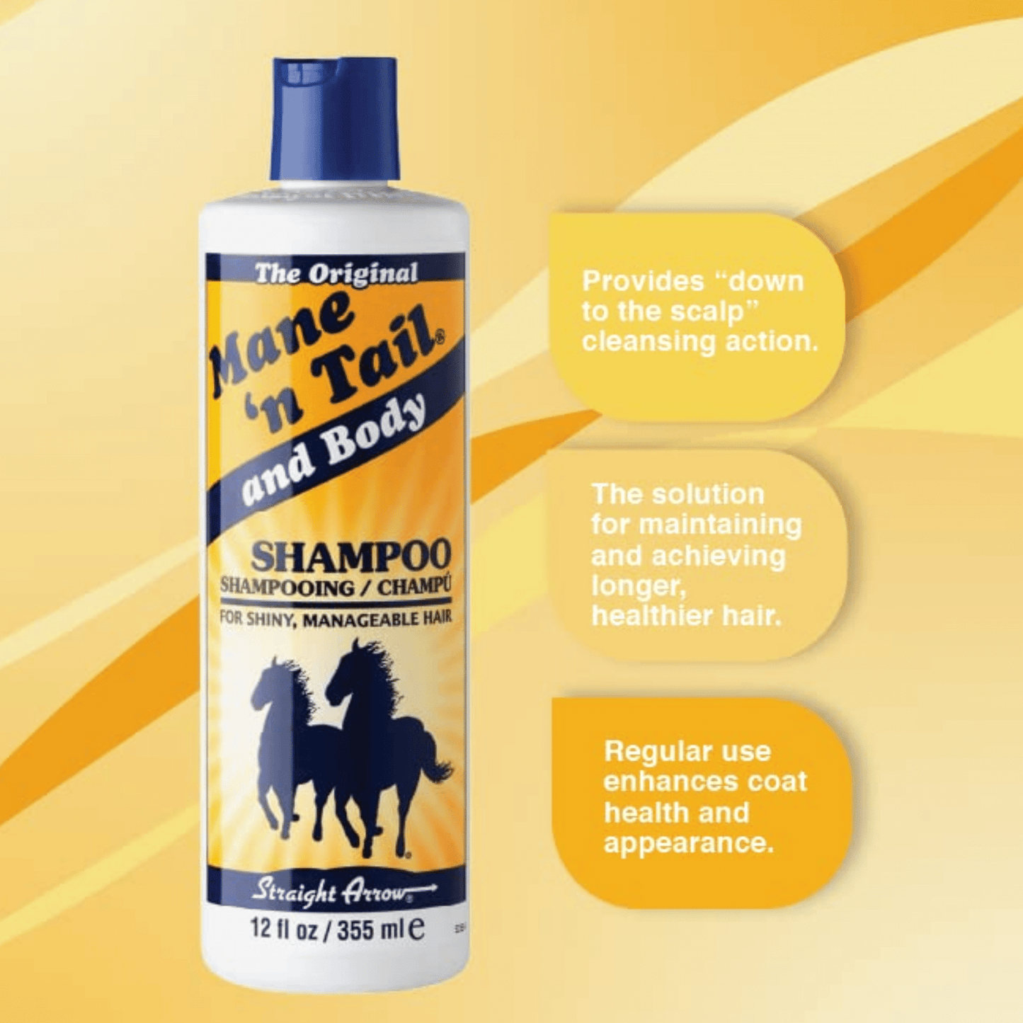 The Original Mane n Tail Deep Moisturizing Shampoo For Dry Damage Hair (946ml)