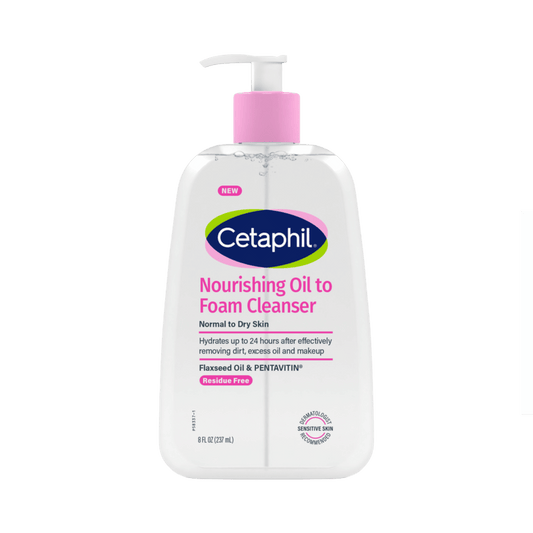 Cetaphil Nourishing Oil To Foam Cleanser (237ml)