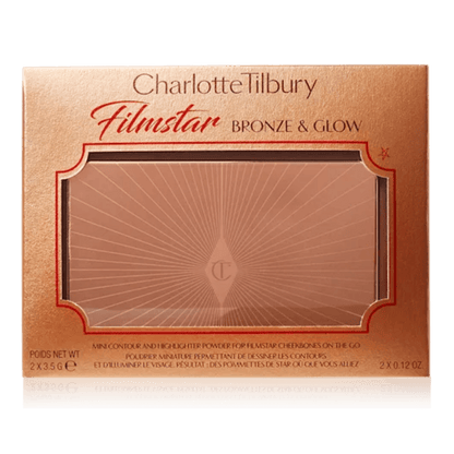 Available Charlotte Tilbury Mini Filmstar Bronze & Glow (2.5x 3.5g) In SkinStash!