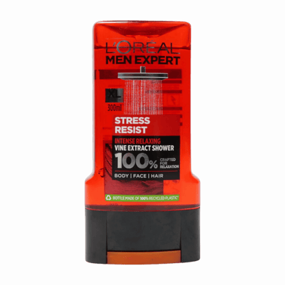 Buy Loreal Men Expert Shower Gel Stress Resist (300ml) In SkinStash!