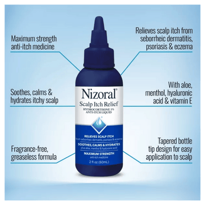 Nizoral Scalp Anti-Itch Relief Liquid (60ml)