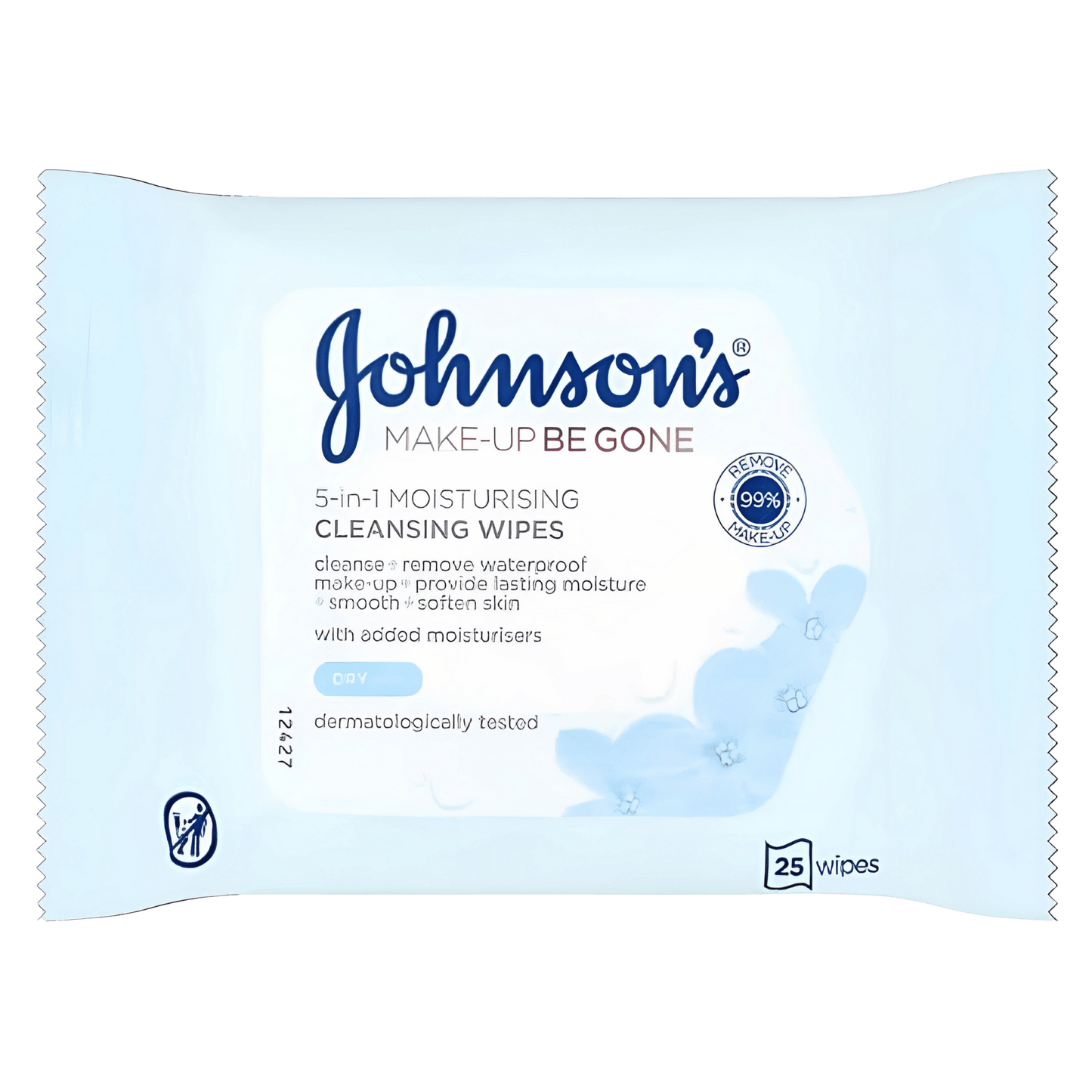 Johnson's Make Up Be Gone 5 In 1 Cleansing Wipes (25)