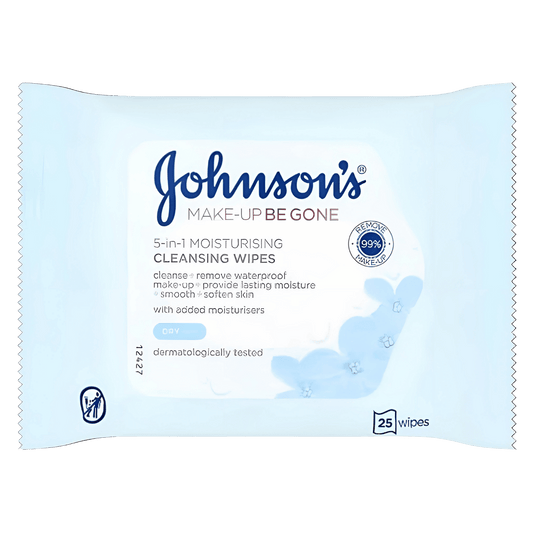 Johnson's Make Up Be Gone 5 In 1 Cleansing Wipes (25)