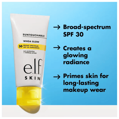e.l.f. SKIN Suntouchable Whoa Glow Sunscreen Primer SPF 30 (50ml)
