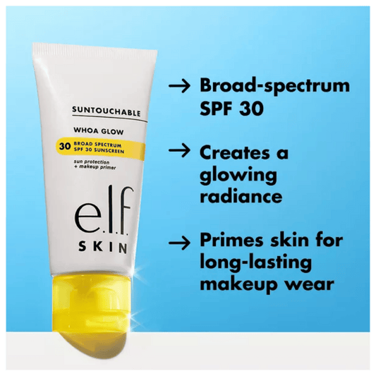 e.l.f. SKIN Suntouchable Whoa Glow Sunscreen Primer SPF 30 (50ml)