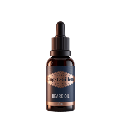 Avialable King C. Gillette Beard Oil, (30ml) In SkinStash!