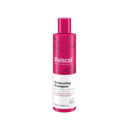 Viviscal Thickening Shampoo 250ml – biotin- and keratin-infused formula to promote fuller, healthier-looking hair at Skinstash.pk