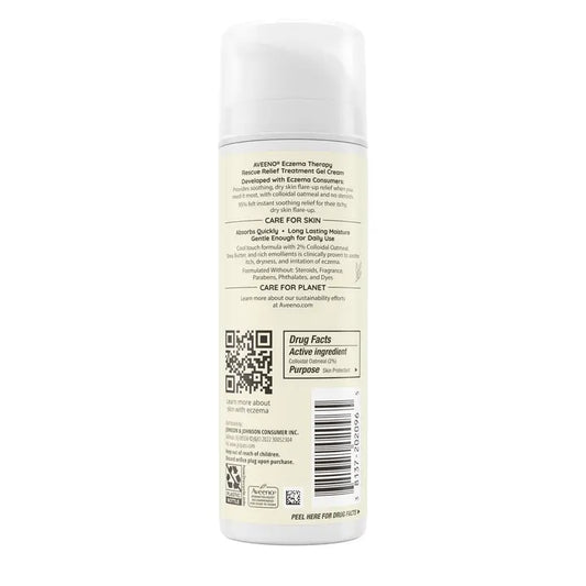 Aveeno Eczema Therapy Rescue Relief Treatment Gel Cream (150ml)