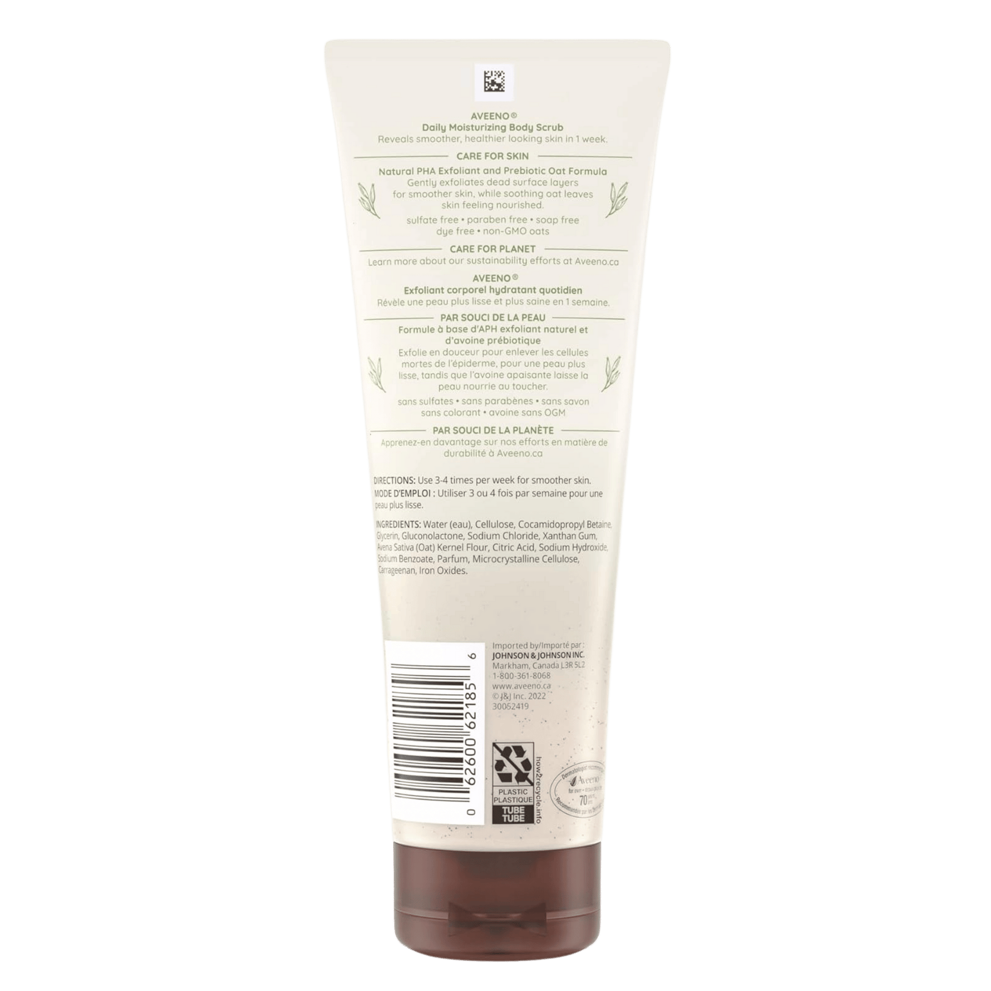 impoted Aveeno Daily Moisturizing Body Scrub
