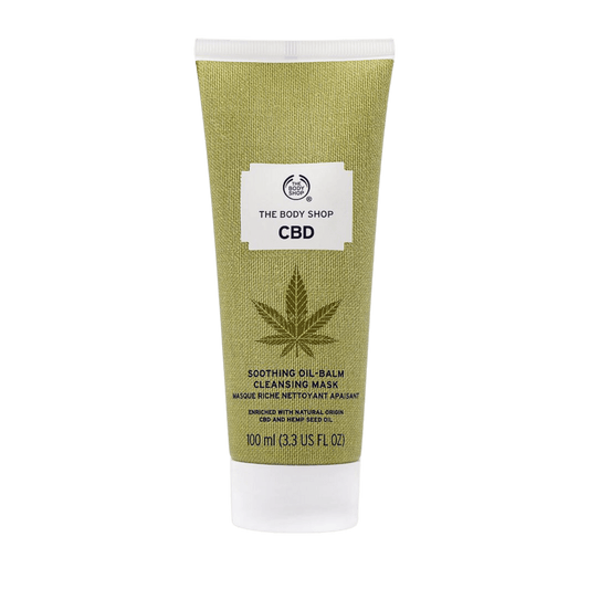 The Body Shop CBD Soothing Oil Balm  Cleansing Mask Is Noe Available At Your Doorstep!