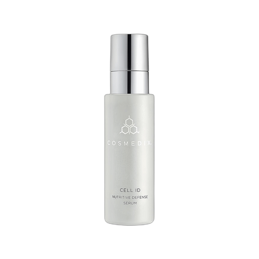 Cosmedix Cell ID Nutritive Defence Serum barrier support bottle on transparent background
