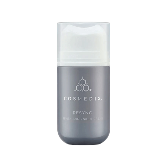 Cosmedix Resync Revitalizing Night Cream antioxidant moisturizer on transparent background