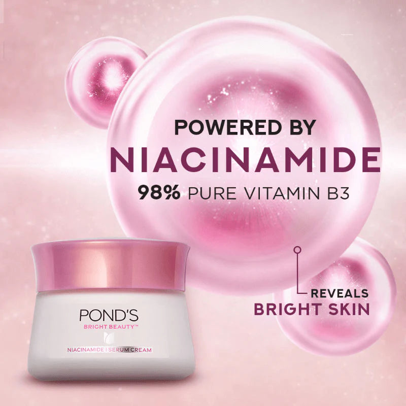 Ponds Bright Beauty Anti-Spot Niacinamide Serum Cream (24g)