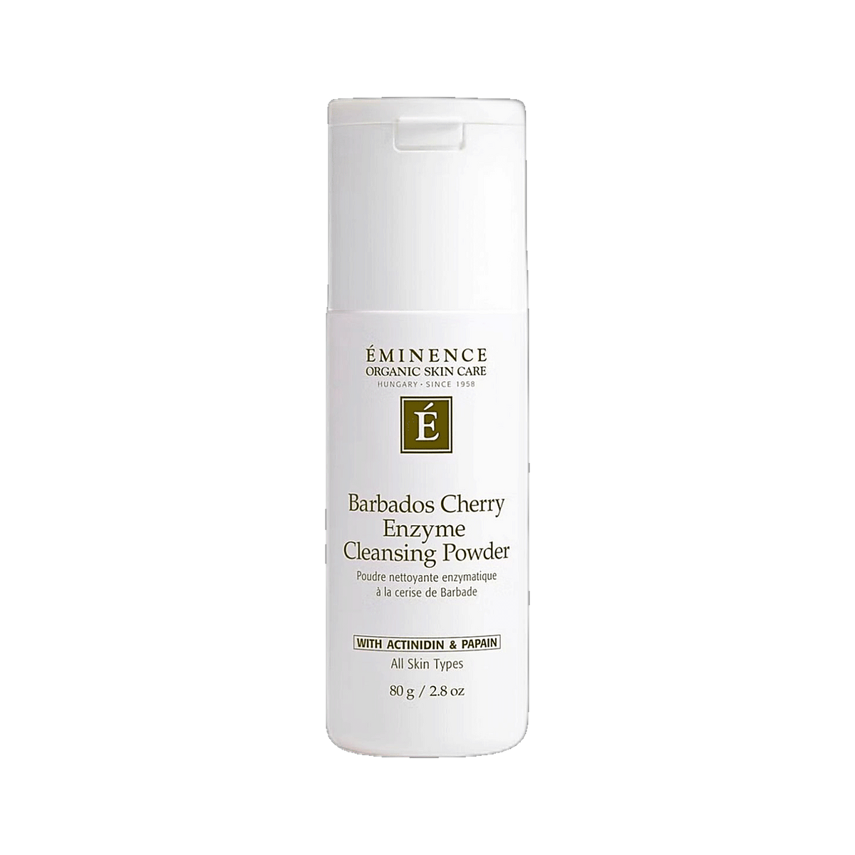 Eminence Barbados Cherry Enzyme Cleansing Powder exfoliating powder cleanser on transparent background