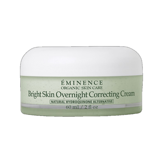 Eminence Bright Skin Overnight Correcting Cream jar on white background
