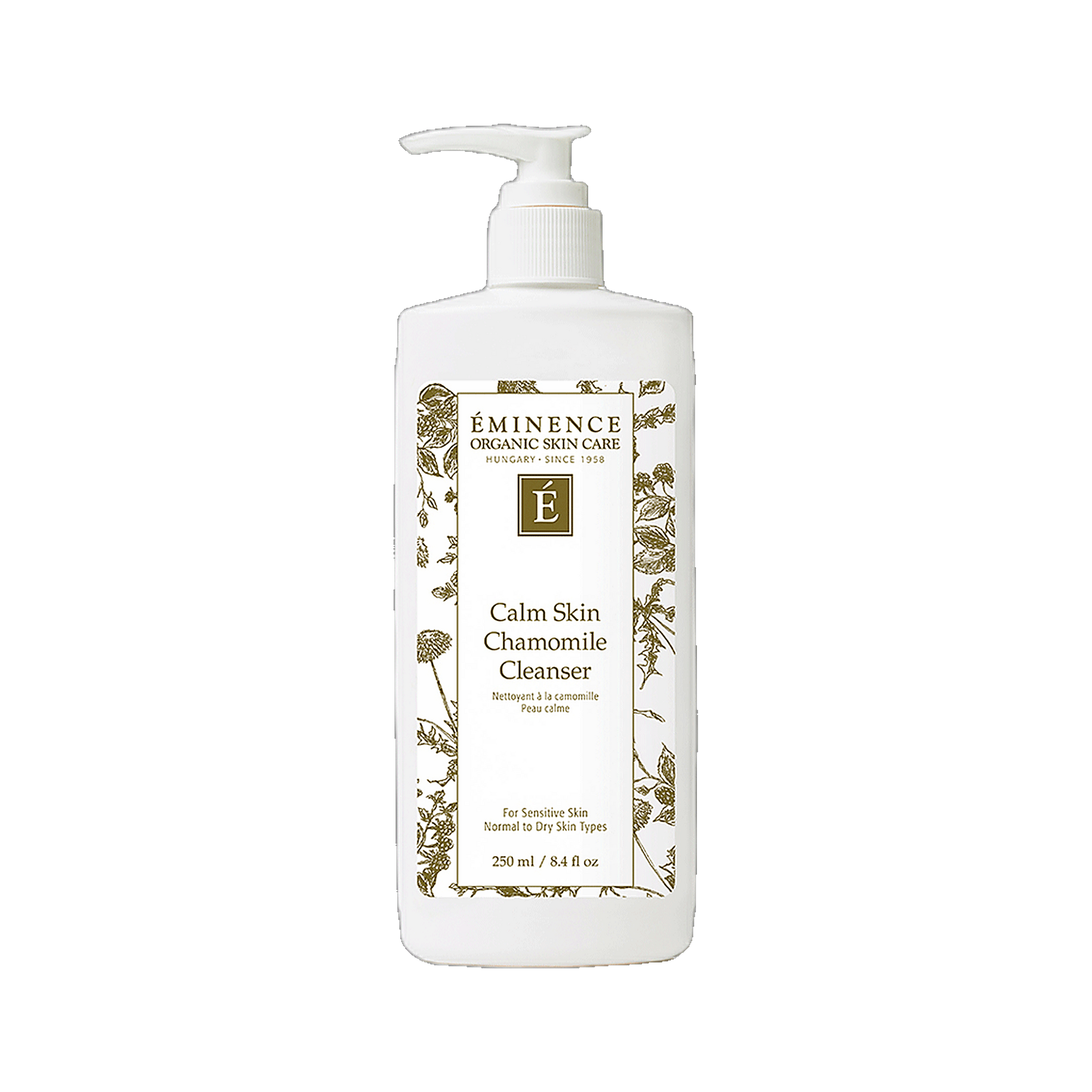 Eminence Calm Skin Chamomile Cleanser soothing wash for sensitive skin on transparent background