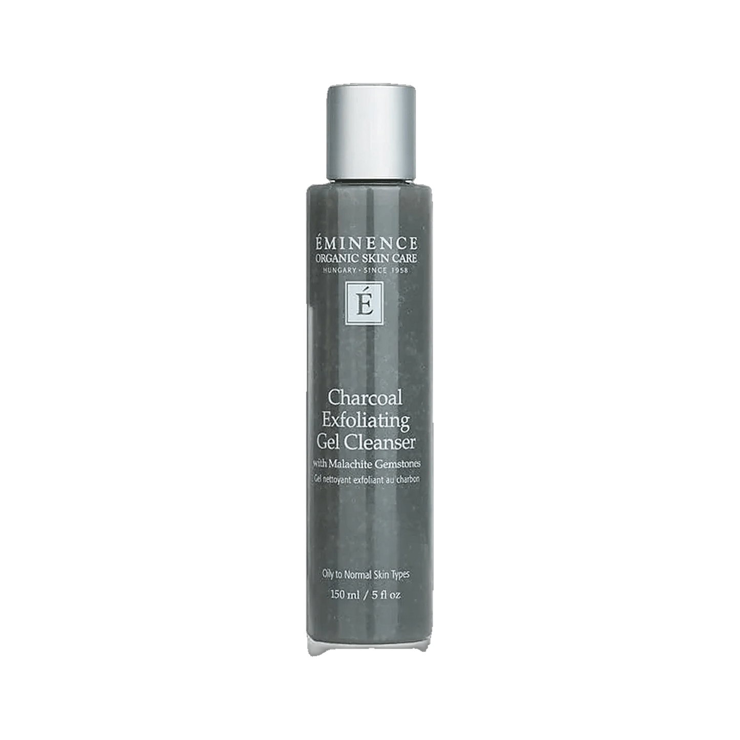 Eminence Charcoal Exfoliating Gel Cleanser purifying face wash on transparent background